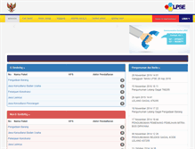 Tablet Screenshot of lpse.blitarkota.go.id